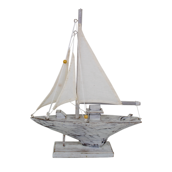 Segelboot aus Holz 70  cm