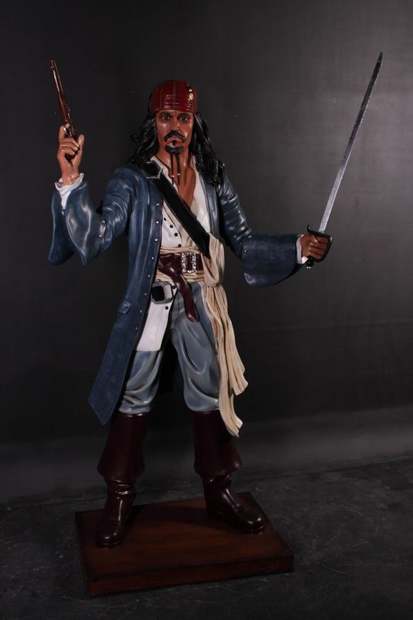 Pirat mit Pistole 1,90 m